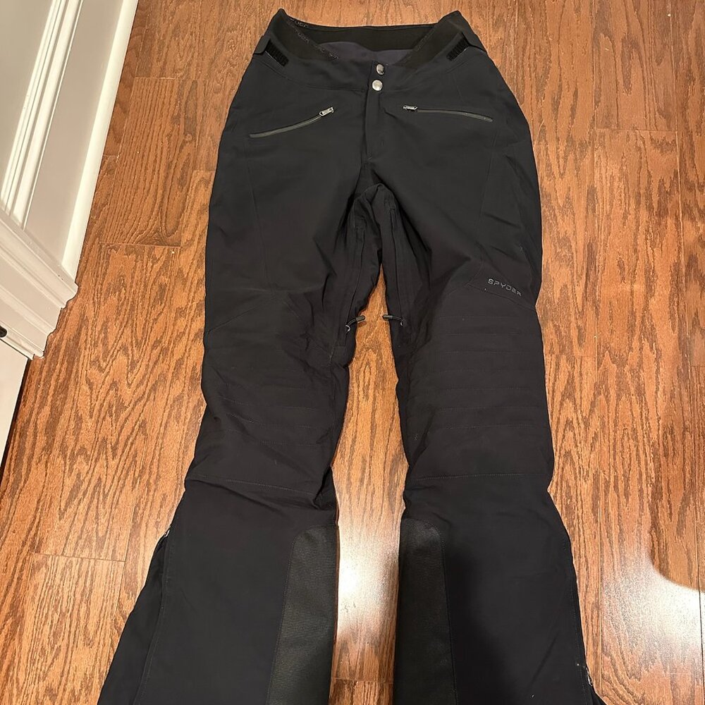 Women’s Spyder Black Snow Pant  - Size 10